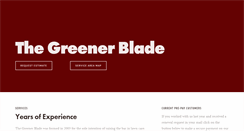 Desktop Screenshot of greenerblade.com